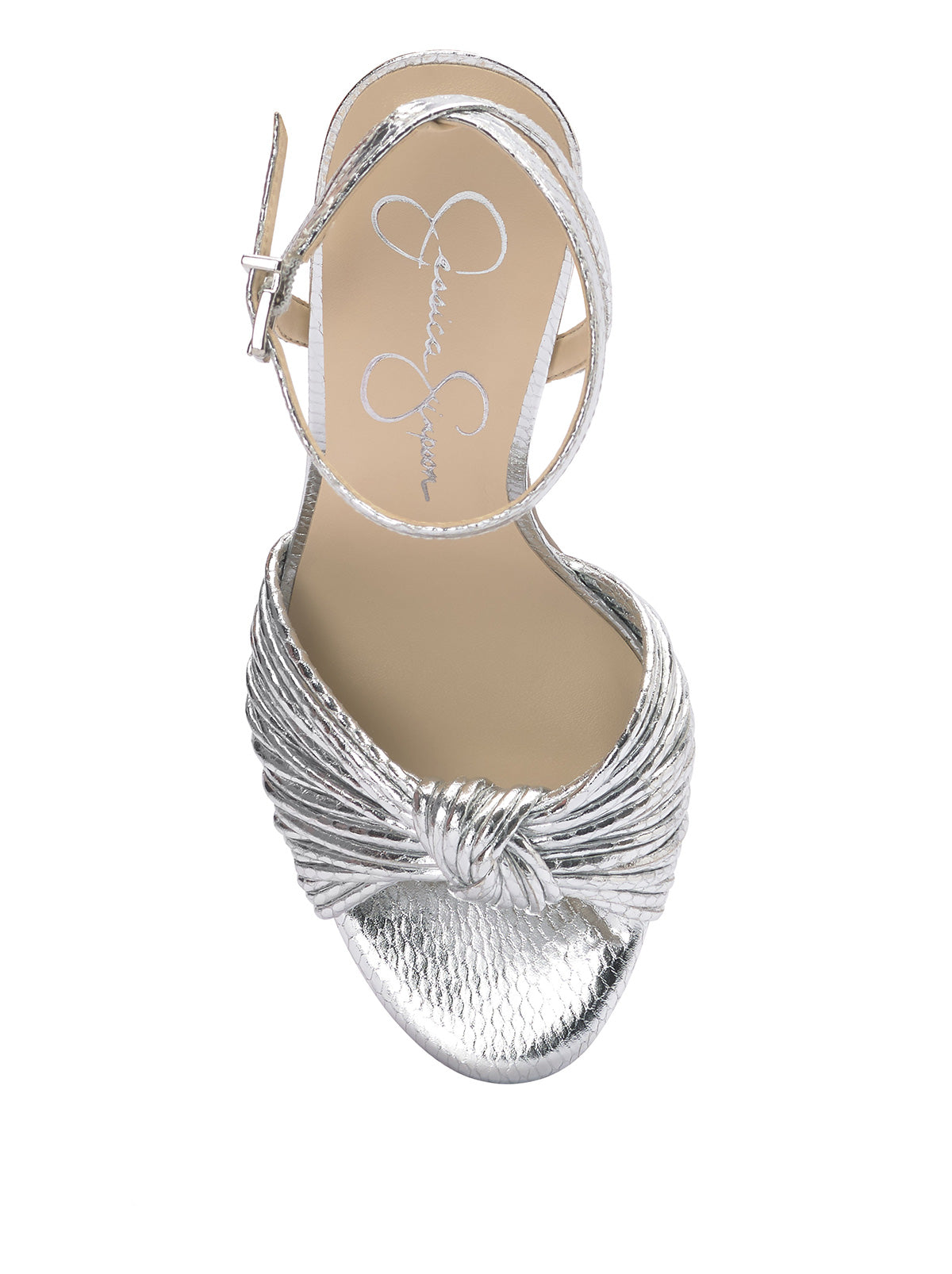 Immie Platform Sandal in Silver Snake - Jessica Simpson Women