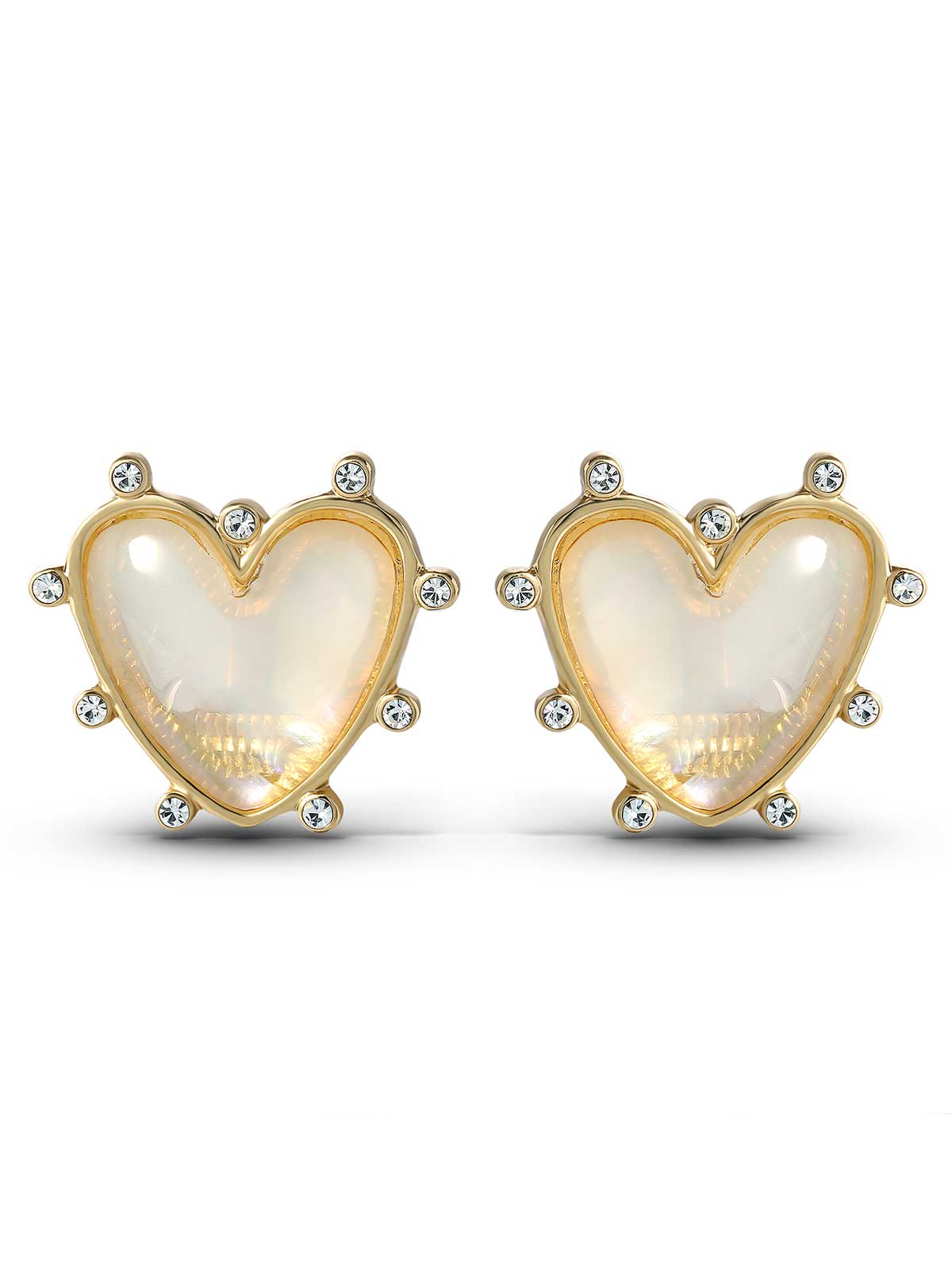Heart Stud Earrings - Jessica Simpson Accessories