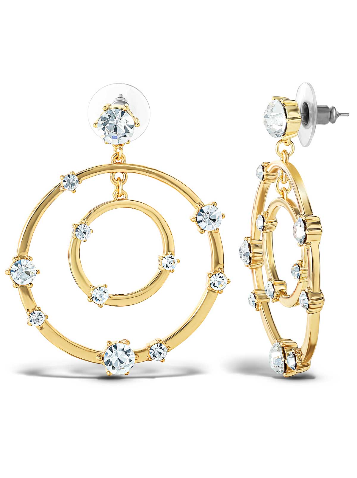 Orbital Crystal Drop Earrings - Jessica Simpson Accessories