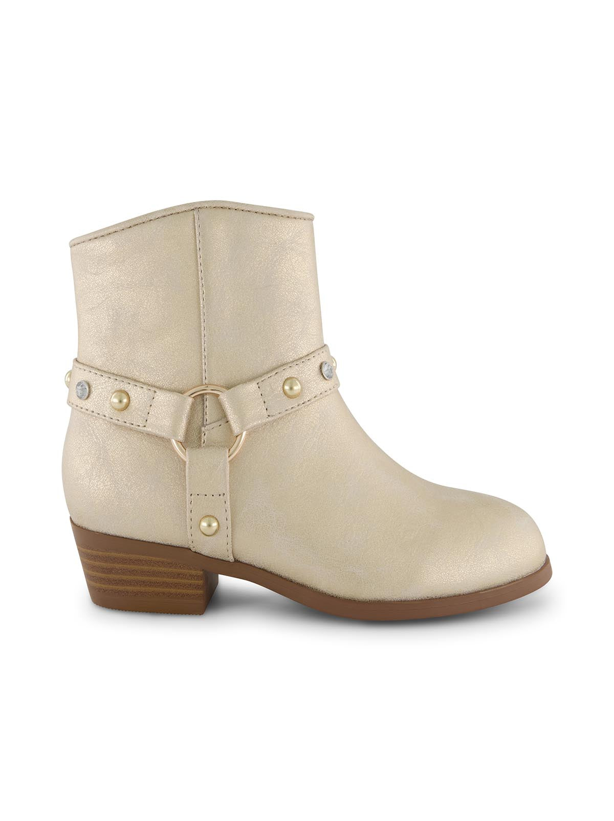 Girls' Layla Western Bootie in Gold - Jessica Simpson Women