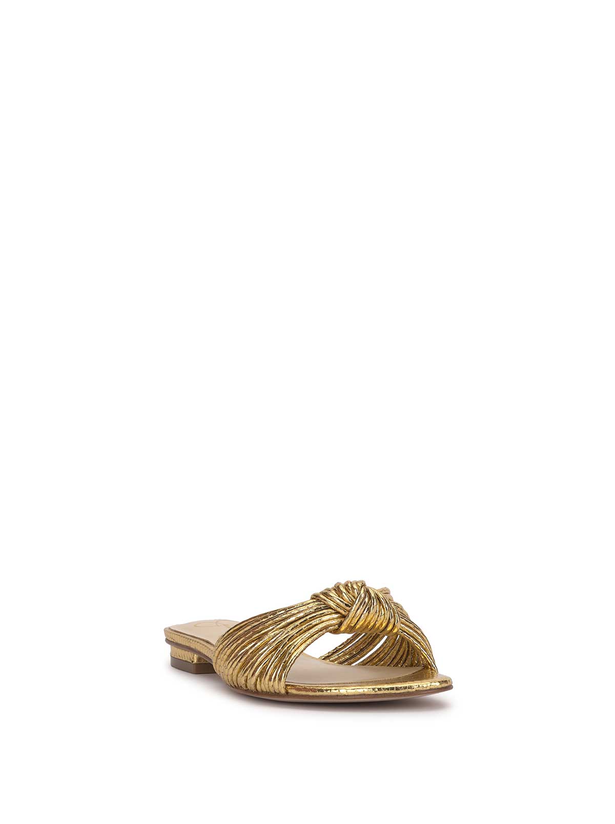 Dydra Knotted Flat Sandal in Gold - Jessica Simpson Women