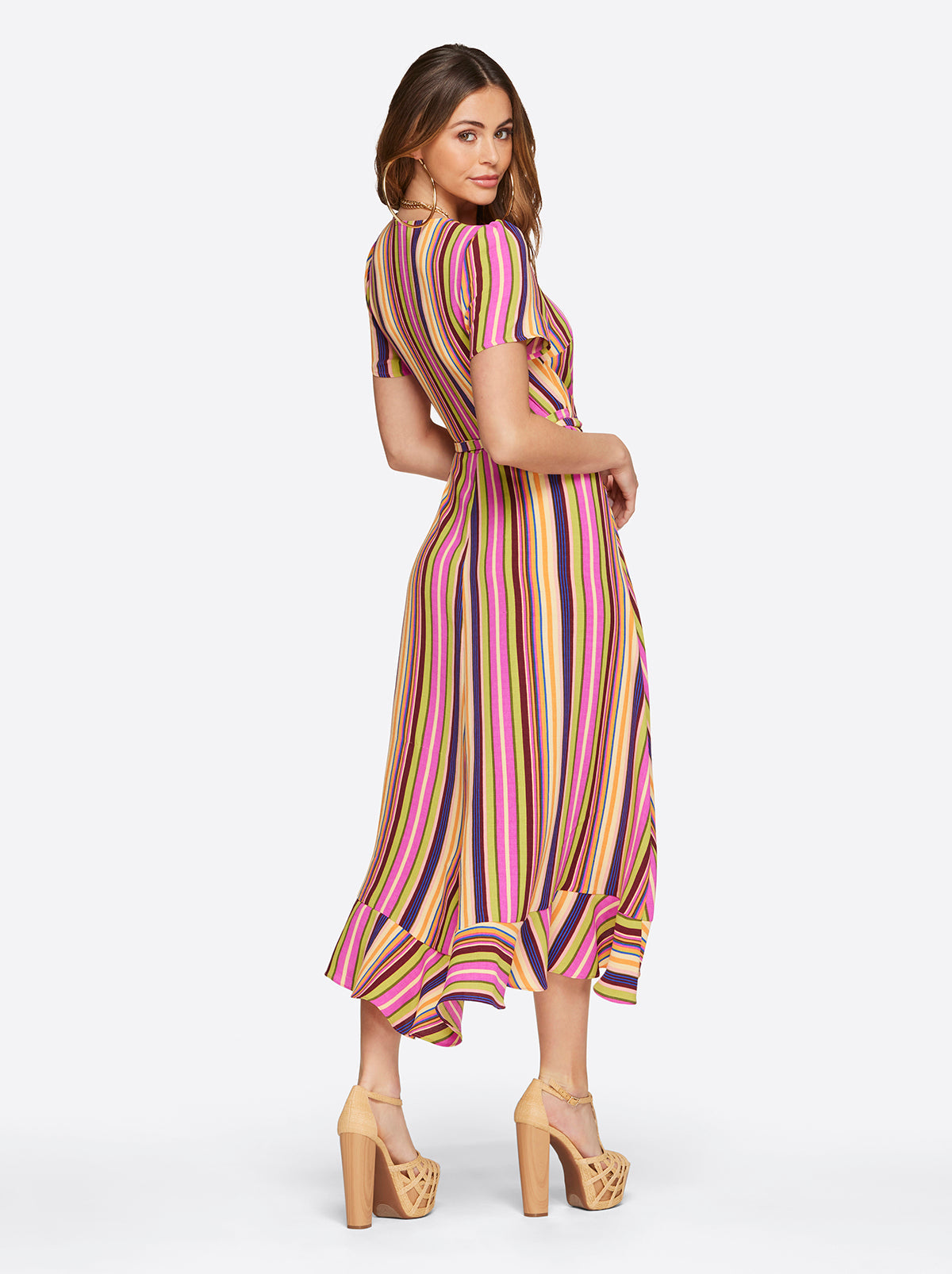 Varsha Wrap Dress in Rose Violet - Jessica Simpson Women
