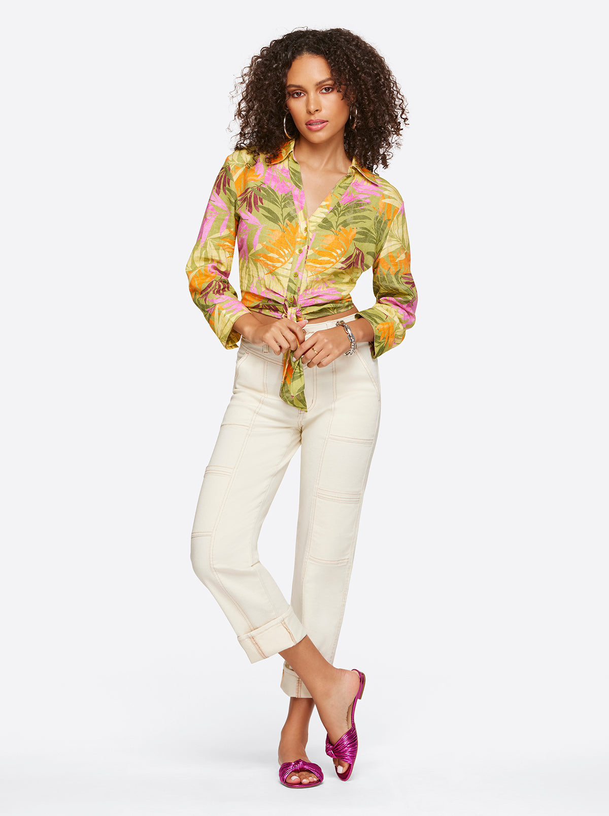 Straight Cargo Ankle in Ecru - Jessica Simpson Women