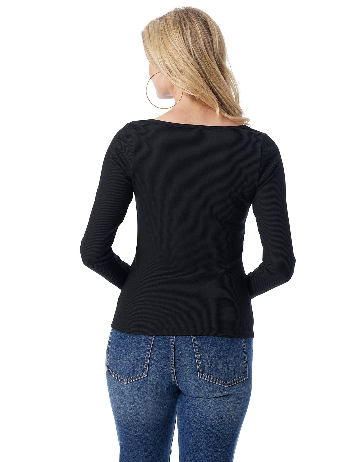 Abbey Sweatheart Top in Anthracite - Jessica Simpson Women