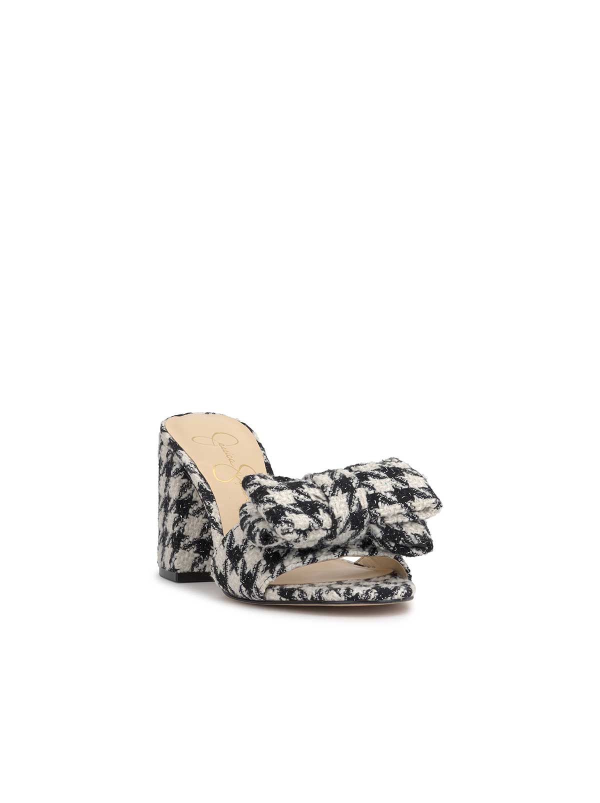 Romilda Block Heel Sandal in Black/White - Jessica Simpson Women