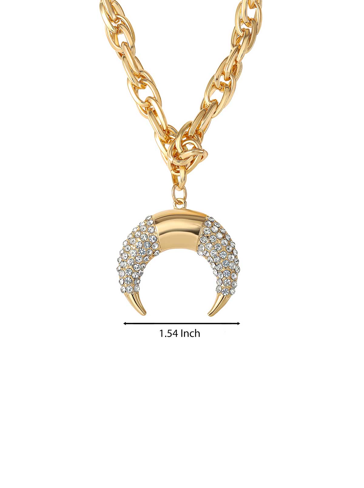 Pave Horn Necklace - Jessica Simpson Accessories