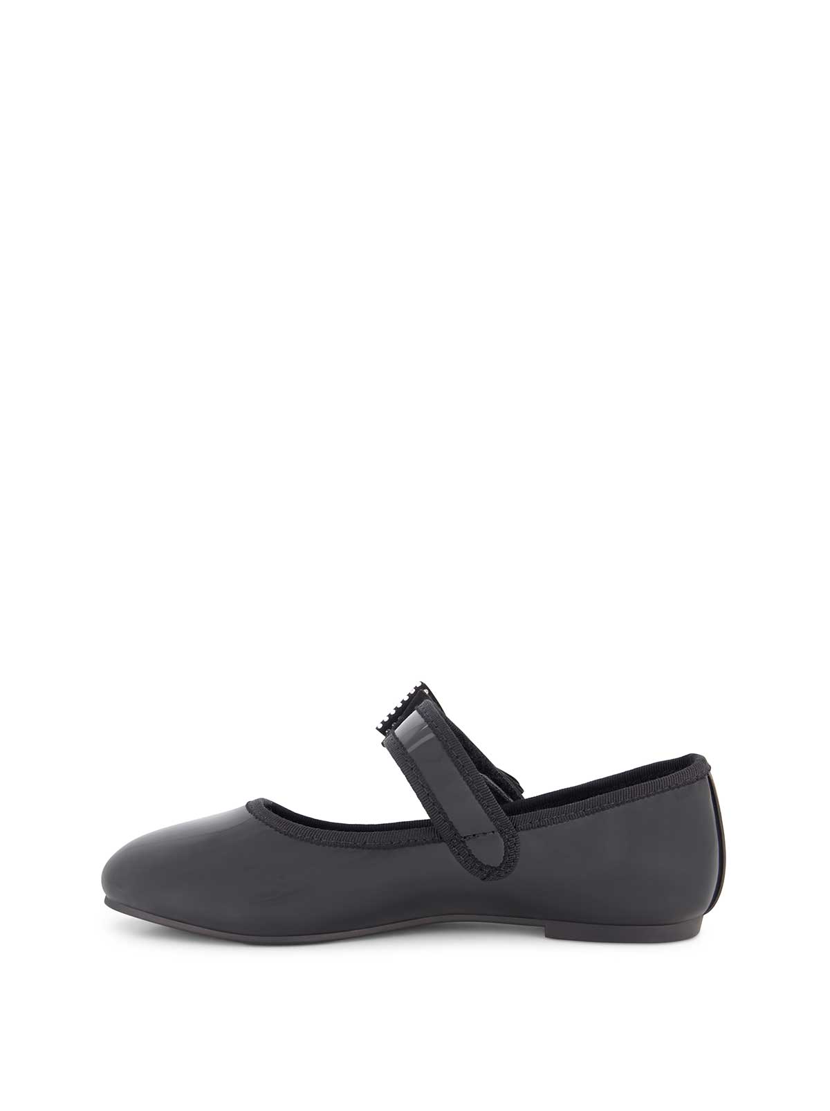 Little Girls' Amy Crystal Bow Ballet Flat in Black - Jessica Simpson Women