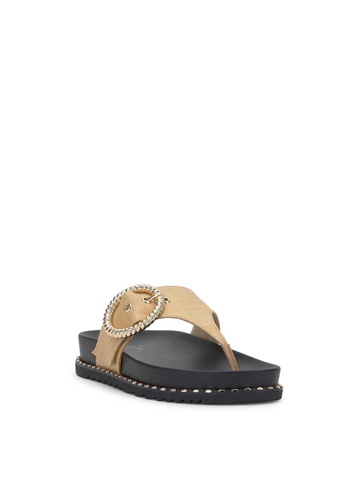 Cymmeri Flat Sandal in Natural Raffia - Jessica Simpson Women