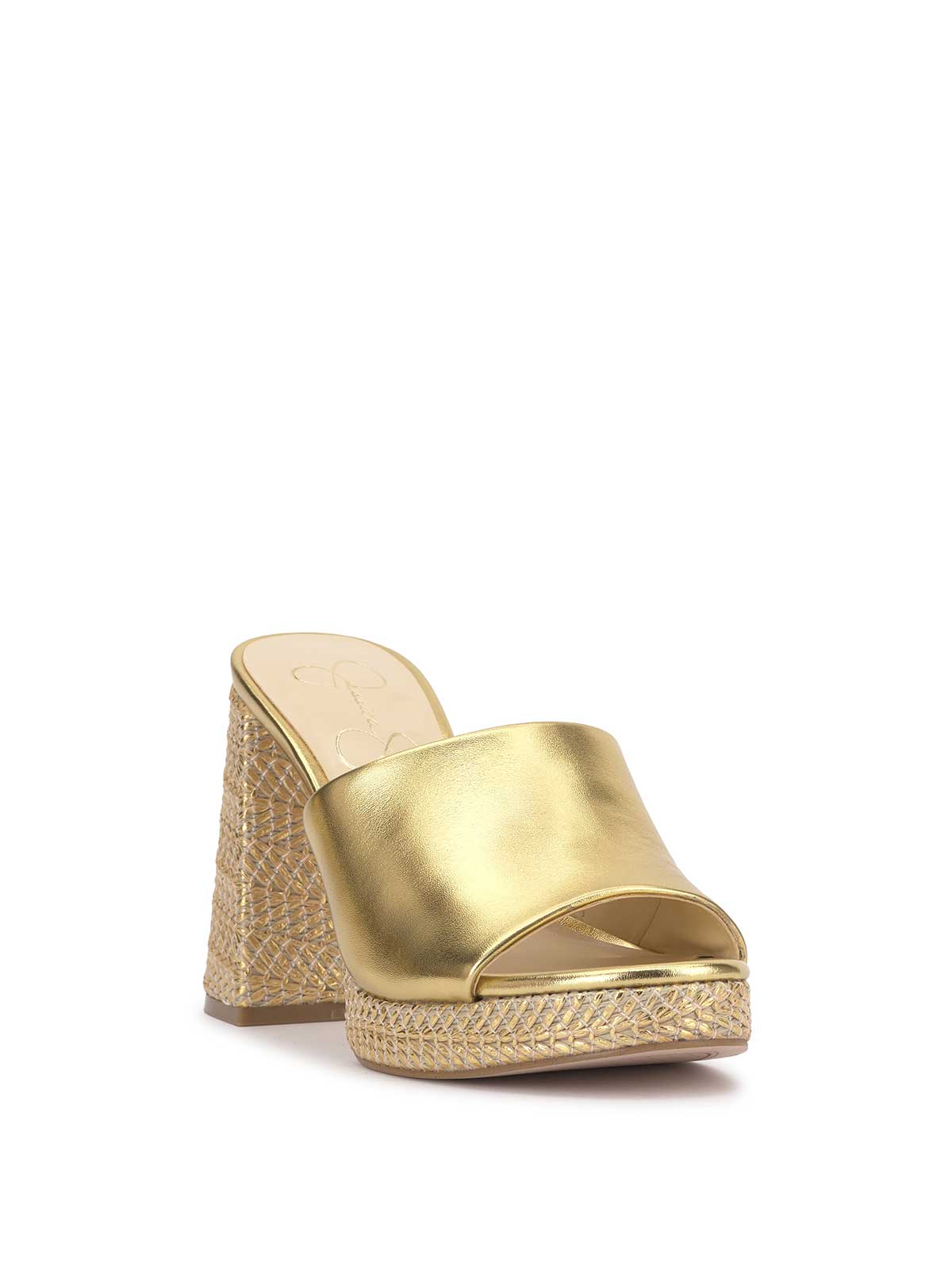 Kameena Mule Platform in Gold - Jessica Simpson Women