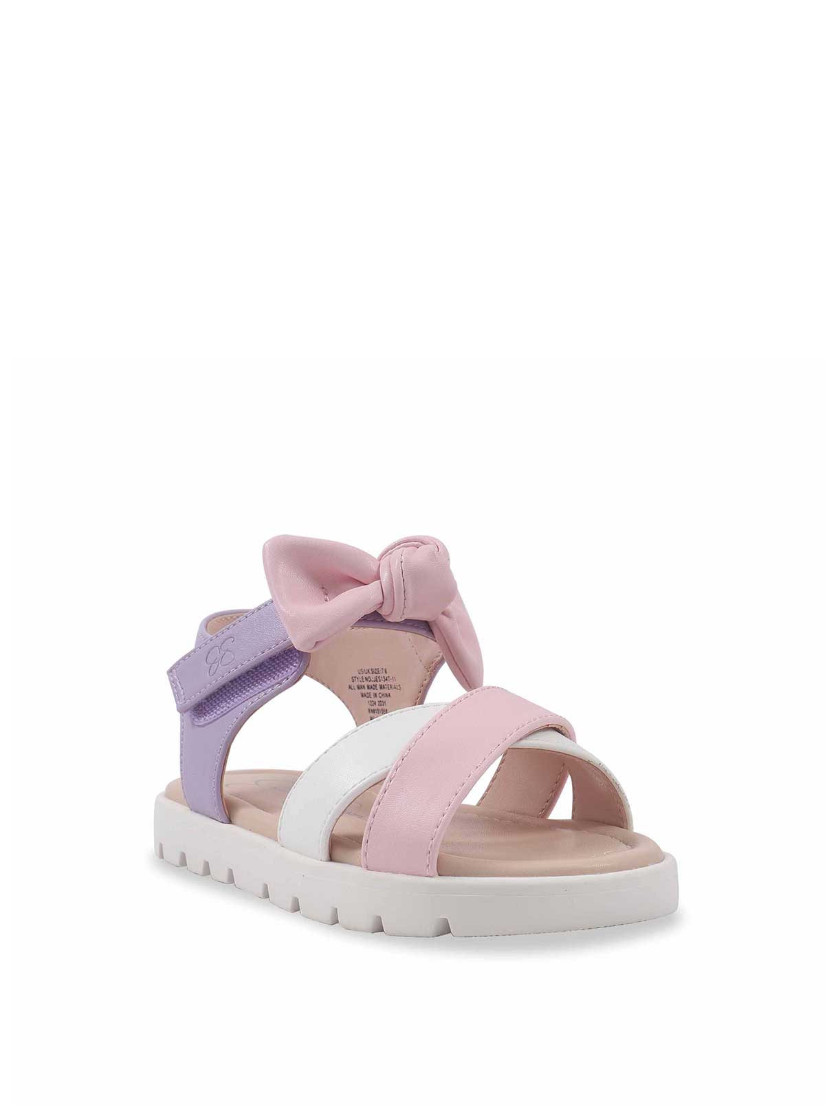 Toddler Tia Cross Sandals in Pink & Purple - Jessica Simpson Women