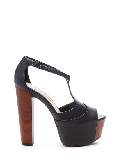 Dany T-Strap Platform Sandal in Black - Jessica Simpson Women