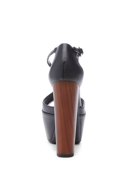 Dany T-Strap Platform Sandal in Black - Jessica Simpson Women