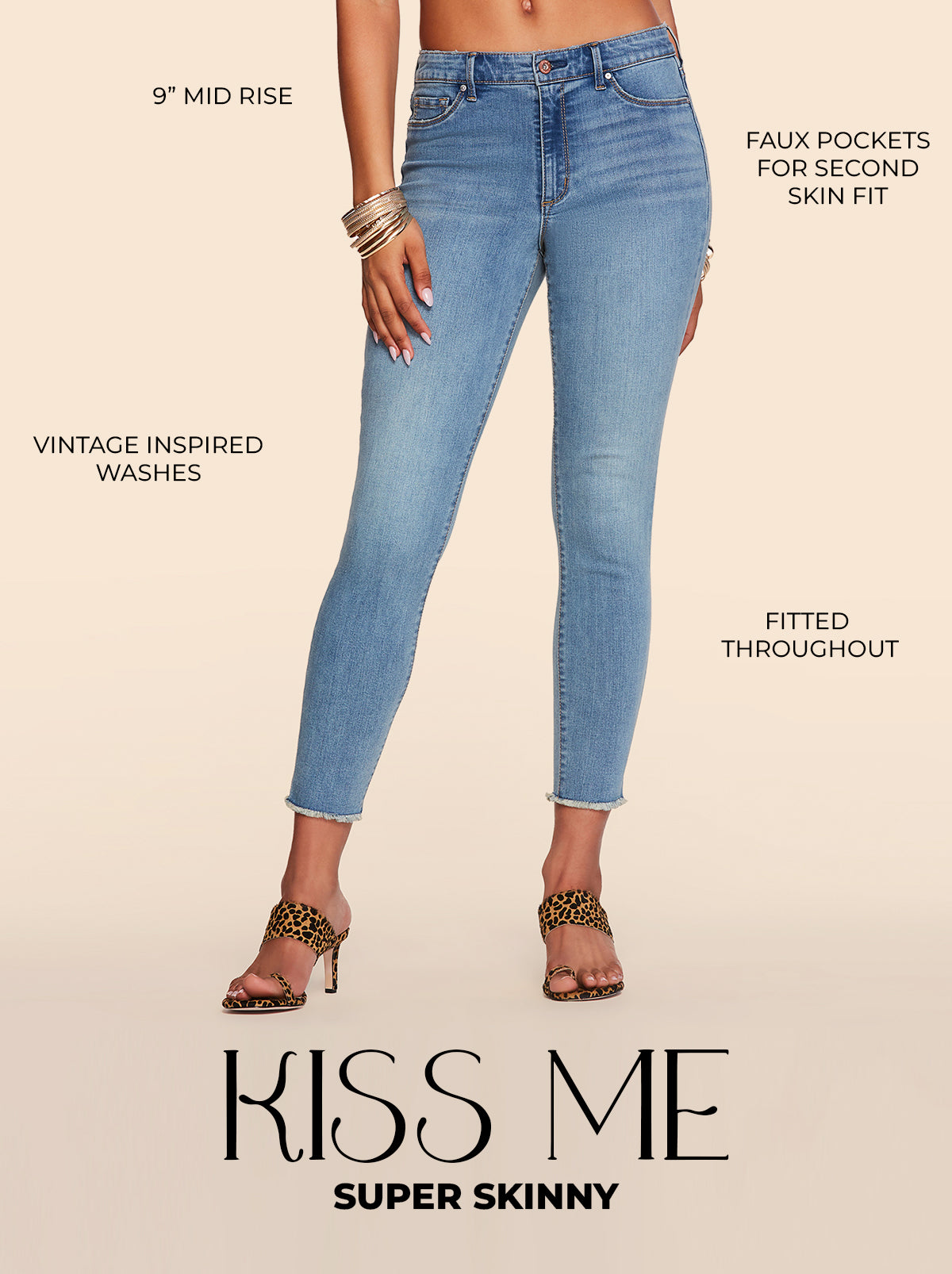 Kiss Me Skinny Jeans in Premium - Jessica Simpson Women