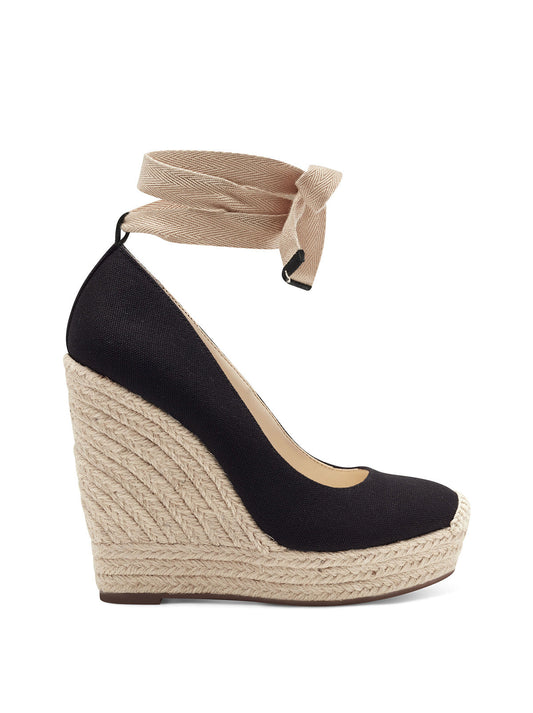 Zexie Platform Wedge in Black - Jessica Simpson Women