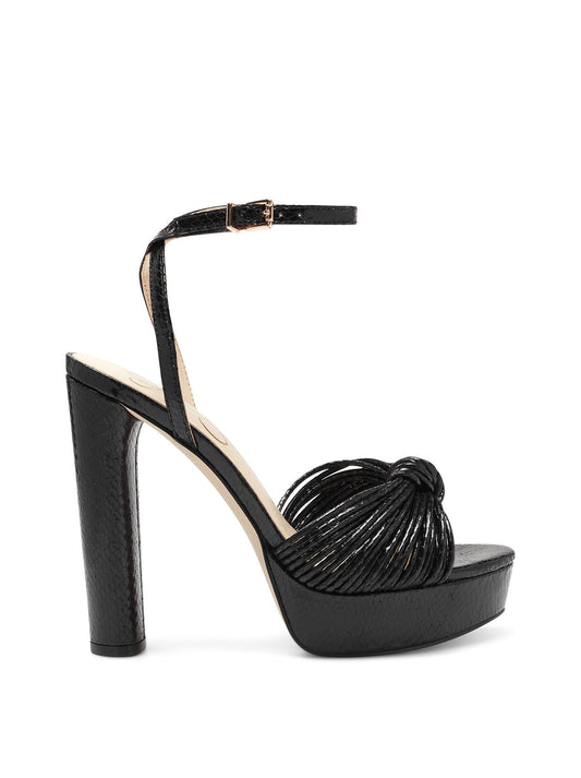 Immie Platform Sandal in Black Snake - Jessica Simpson Women