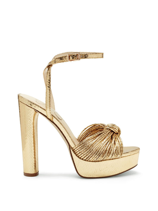 Immie Platform Sandal in Gold Snake - Jessica Simpson Women
