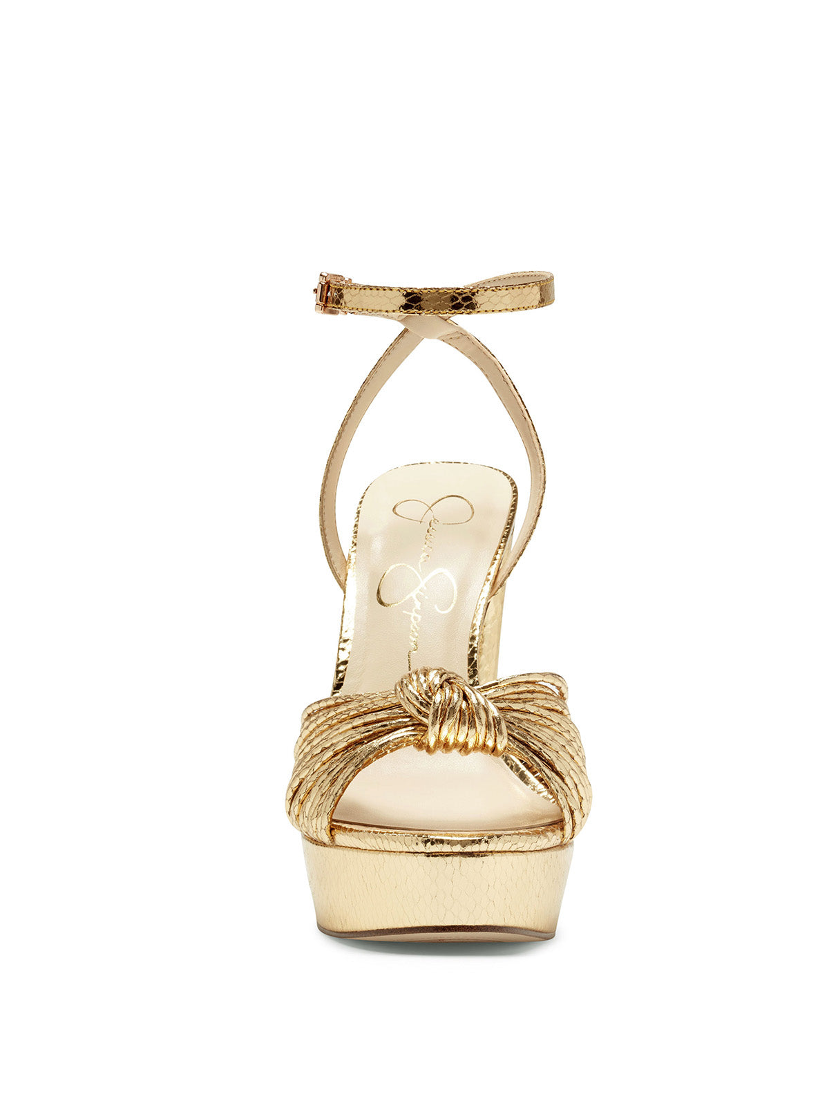 Immie Platform Sandal in Gold Snake - Jessica Simpson Women