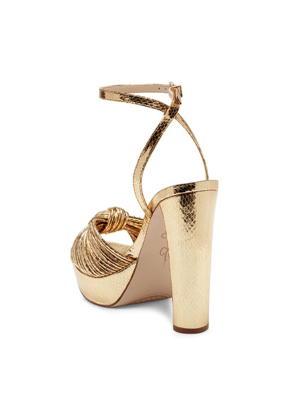 Immie Platform Sandal in Gold Snake - Jessica Simpson Women
