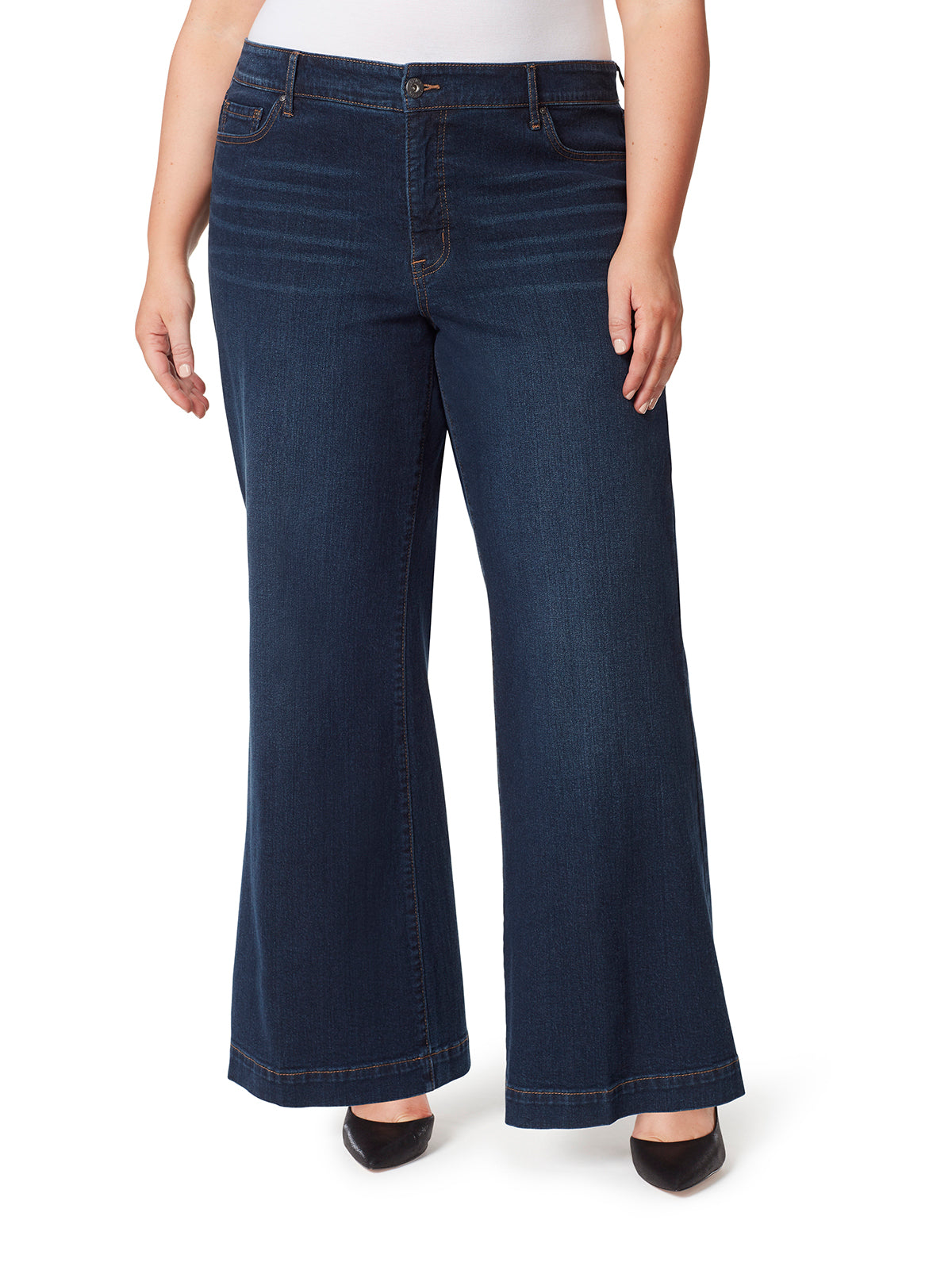 True Love Wide Leg Trouser Jeans in Ditto - Jessica Simpson Women