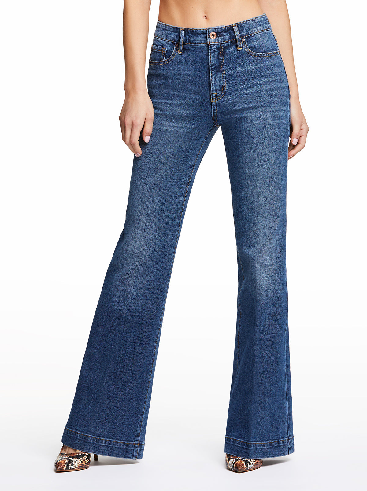 True Love Wide Leg Trouser Jeans in Sia - Jessica Simpson Women