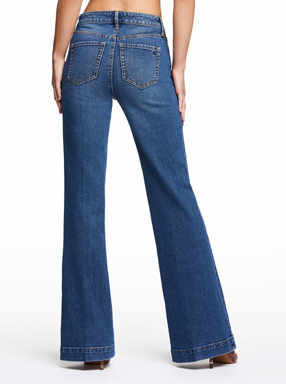 True Love Wide Leg Trouser Jeans in Sia - Jessica Simpson Women