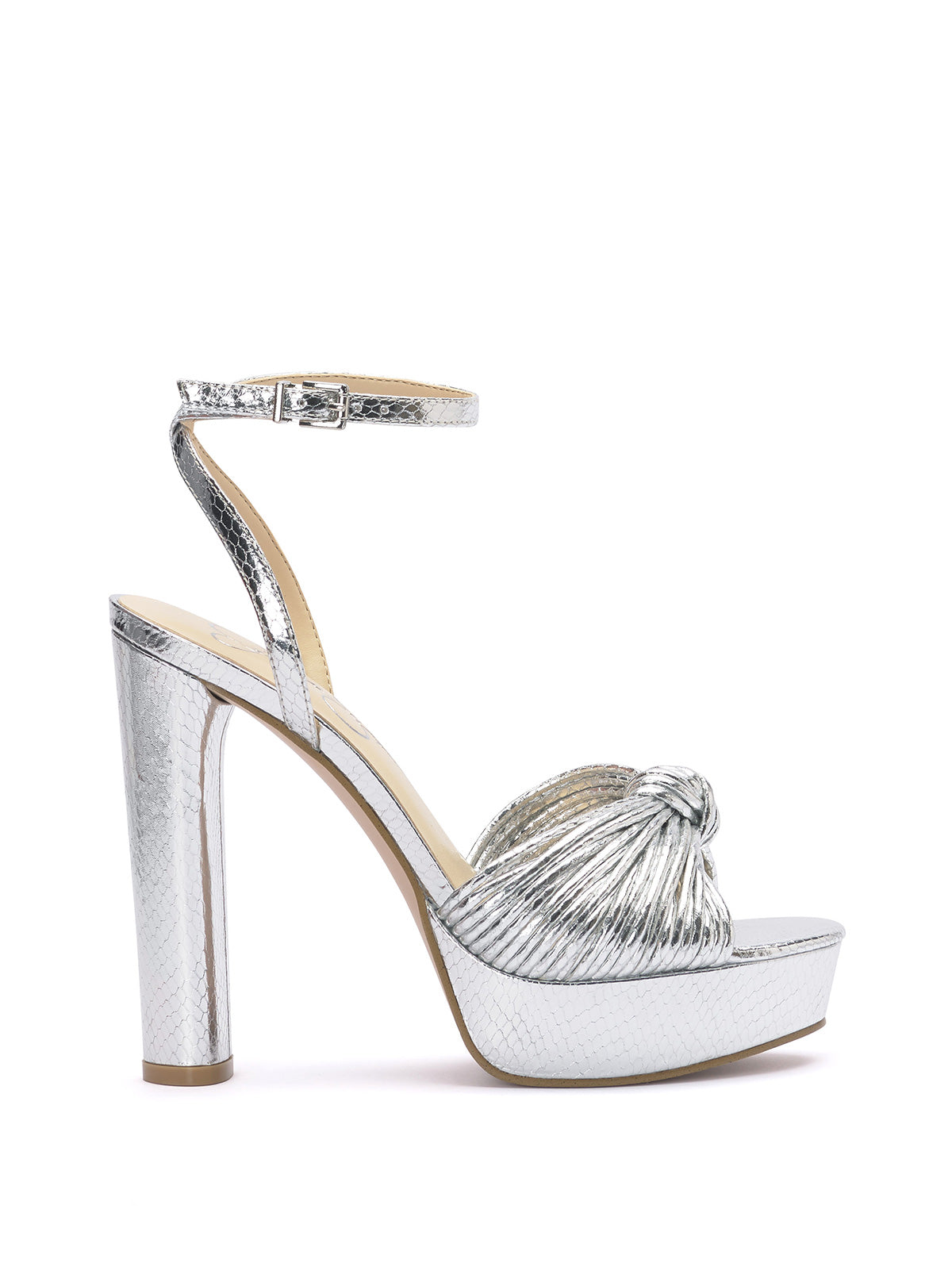 Immie Platform Sandal in Silver Snake - Jessica Simpson Women