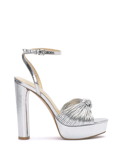 Immie Platform Sandal in Silver Snake - Jessica Simpson Women
