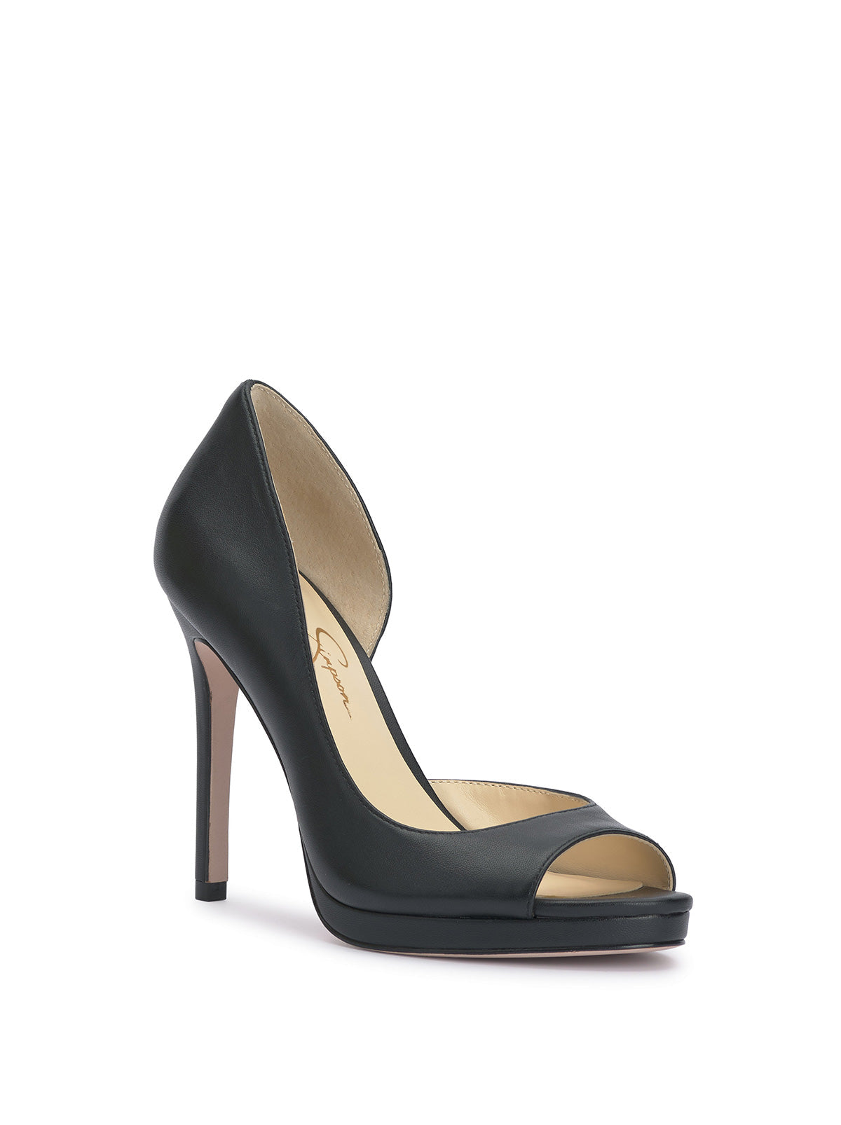 Kimli Peep Toe Pump in Black - Jessica Simpson Women