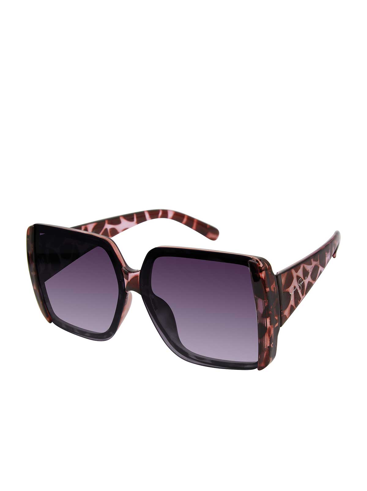 Oversized Glamorous Square Sunglasses in Tortoise - Jessica Simpson Accessories