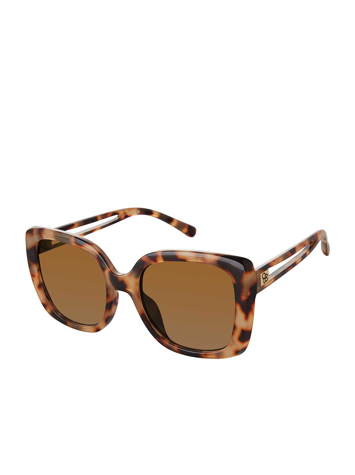 Glamorous Cat Eye Vented Temple Sunglasses in Tortoise - Jessica Simpson Accessories