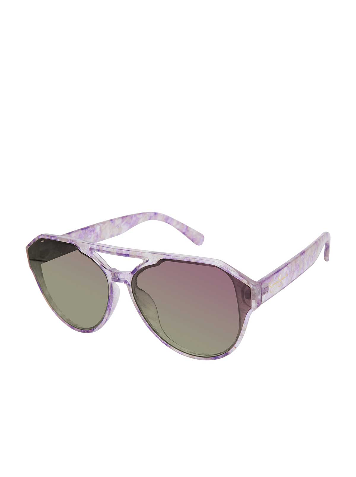 Aviator Sunglasses in Lilac Marble - Jessica Simpson Accessories