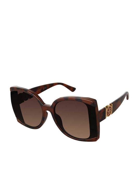 Square Sunglasses in Tortoise - Jessica Simpson Accessories