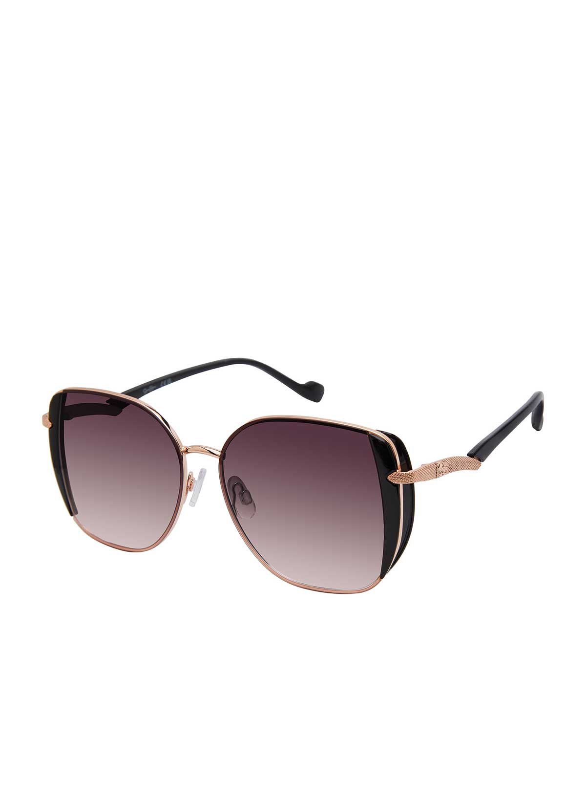 Metal Shield Butterfly Sunglasses in Rose Gold - Jessica Simpson Accessories