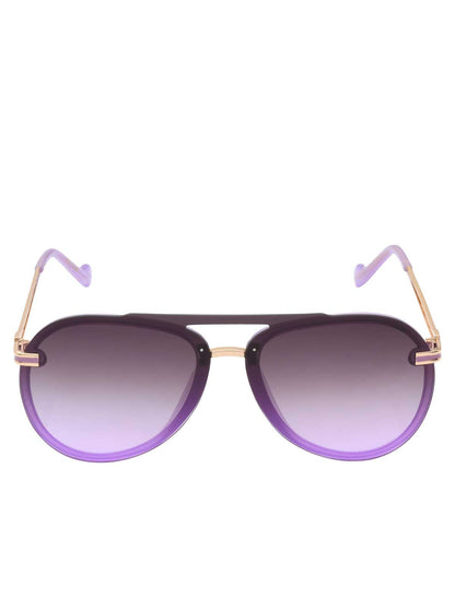 Metal Aviator Sunglasses in Light Purple - Jessica Simpson Accessories
