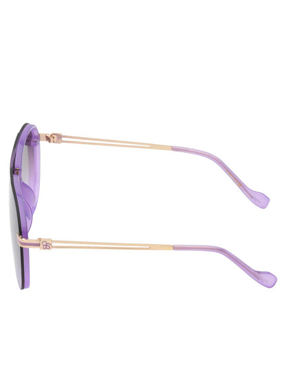Metal Aviator Sunglasses in Light Purple - Jessica Simpson Accessories