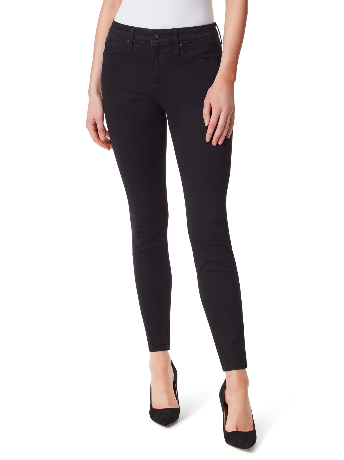 Kiss Me Skinny Jeans in Black - Jessica Simpson Women