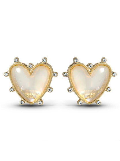 Heart Stud Earrings - Jessica Simpson Accessories