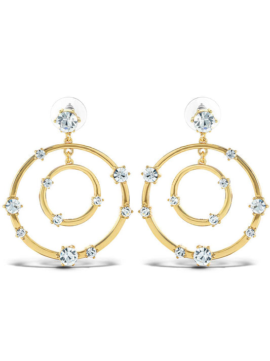 Orbital Crystal Drop Earrings - Jessica Simpson Accessories