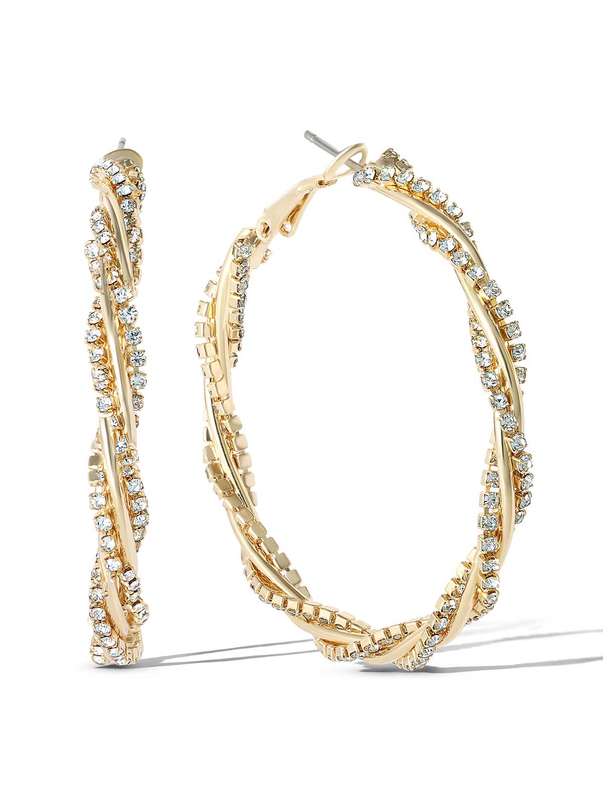 Spiral Hoop Earrings - Jessica Simpson Accessories
