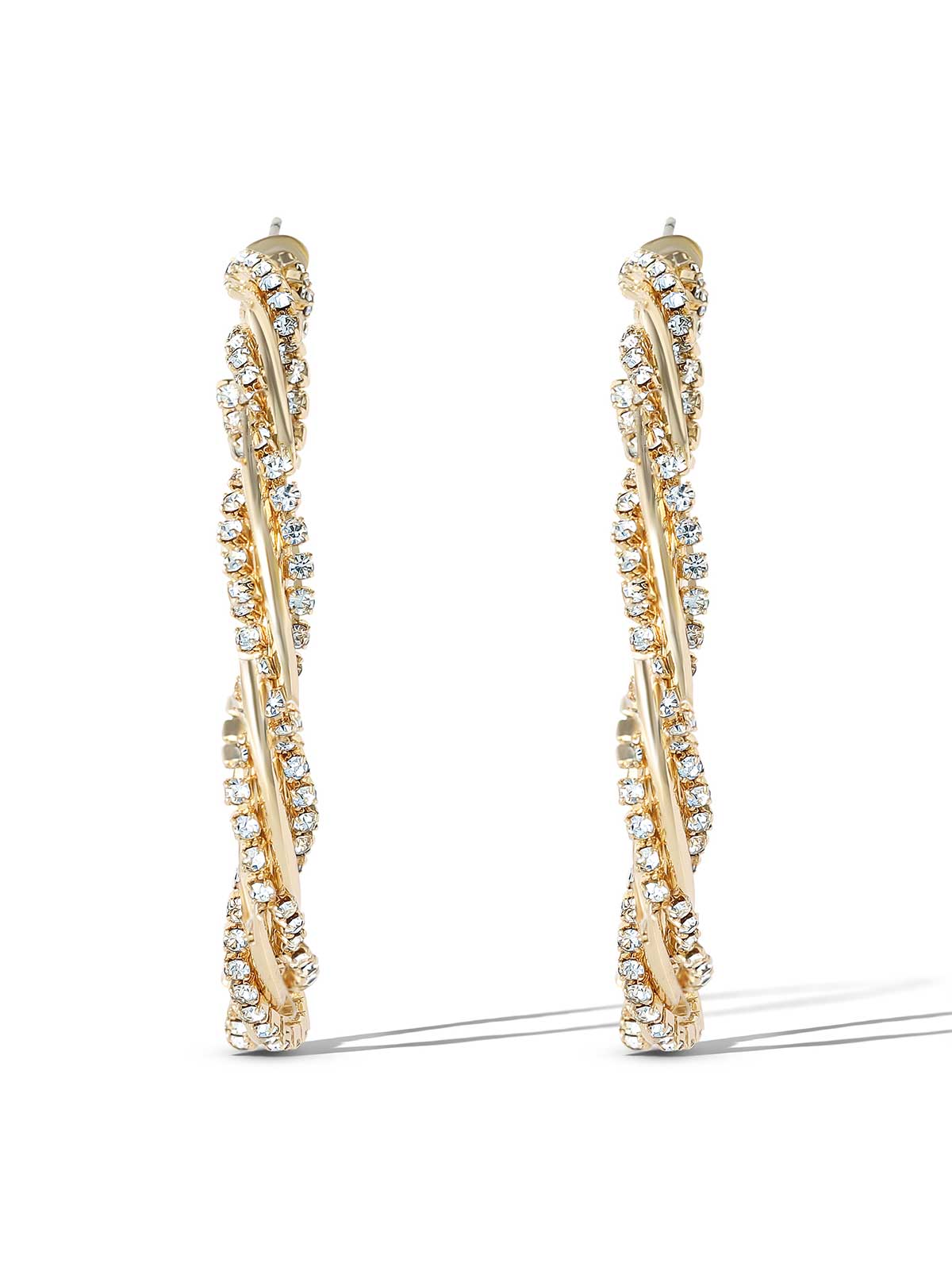 Spiral Hoop Earrings - Jessica Simpson Accessories