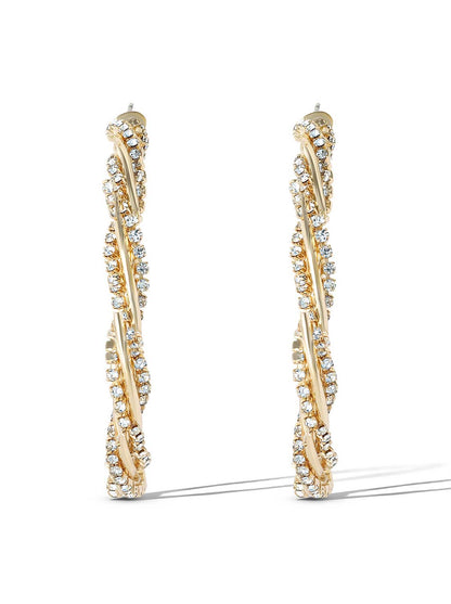 Spiral Hoop Earrings - Jessica Simpson Accessories