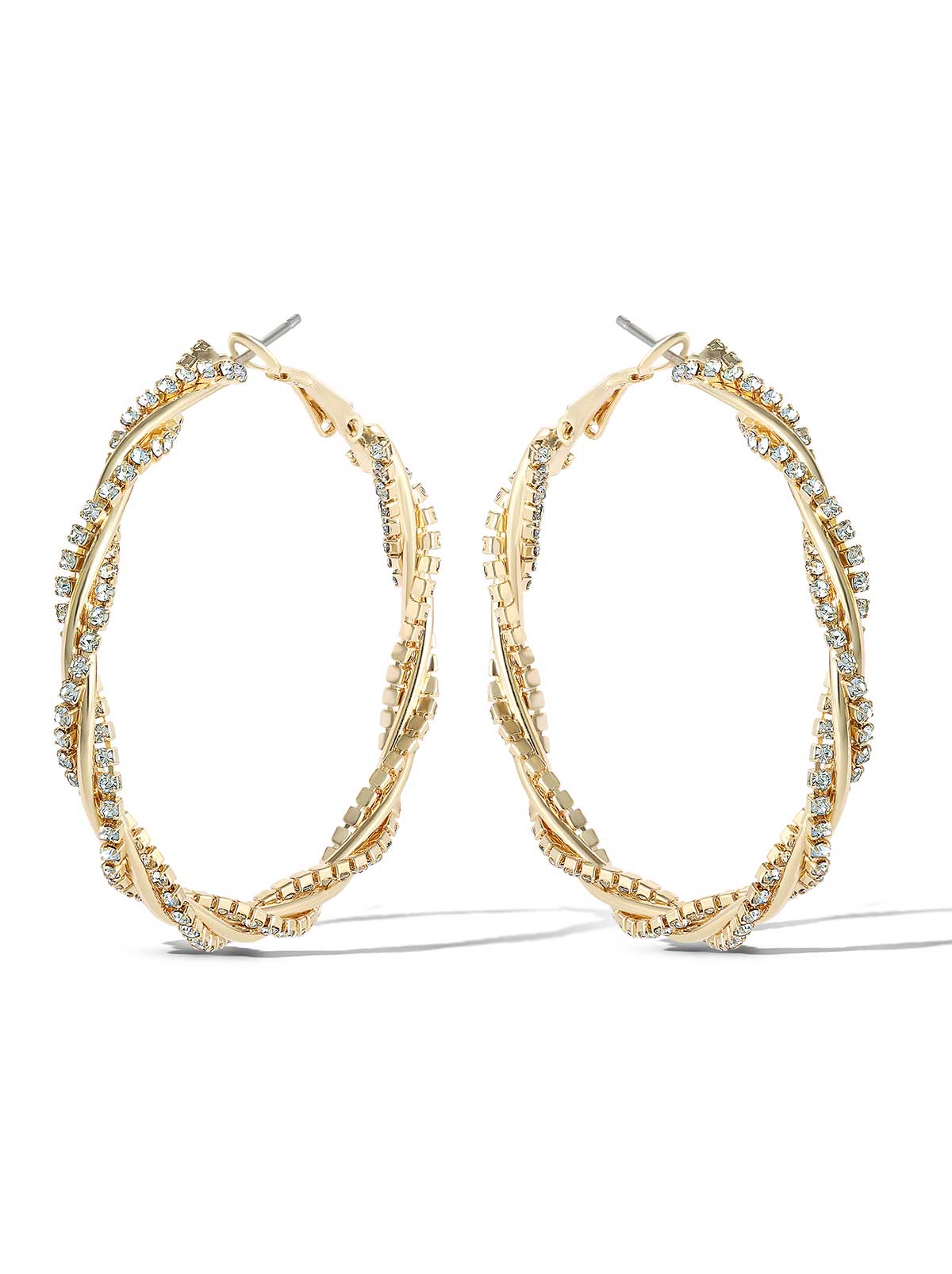 Spiral Hoop Earrings - Jessica Simpson Accessories