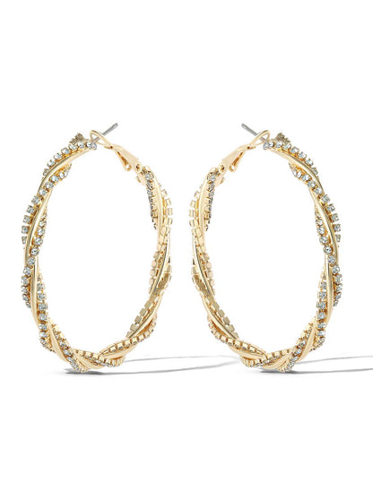Spiral Hoop Earrings - Jessica Simpson Accessories