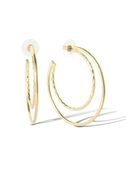 Double Hoop Earrings - Jessica Simpson Accessories