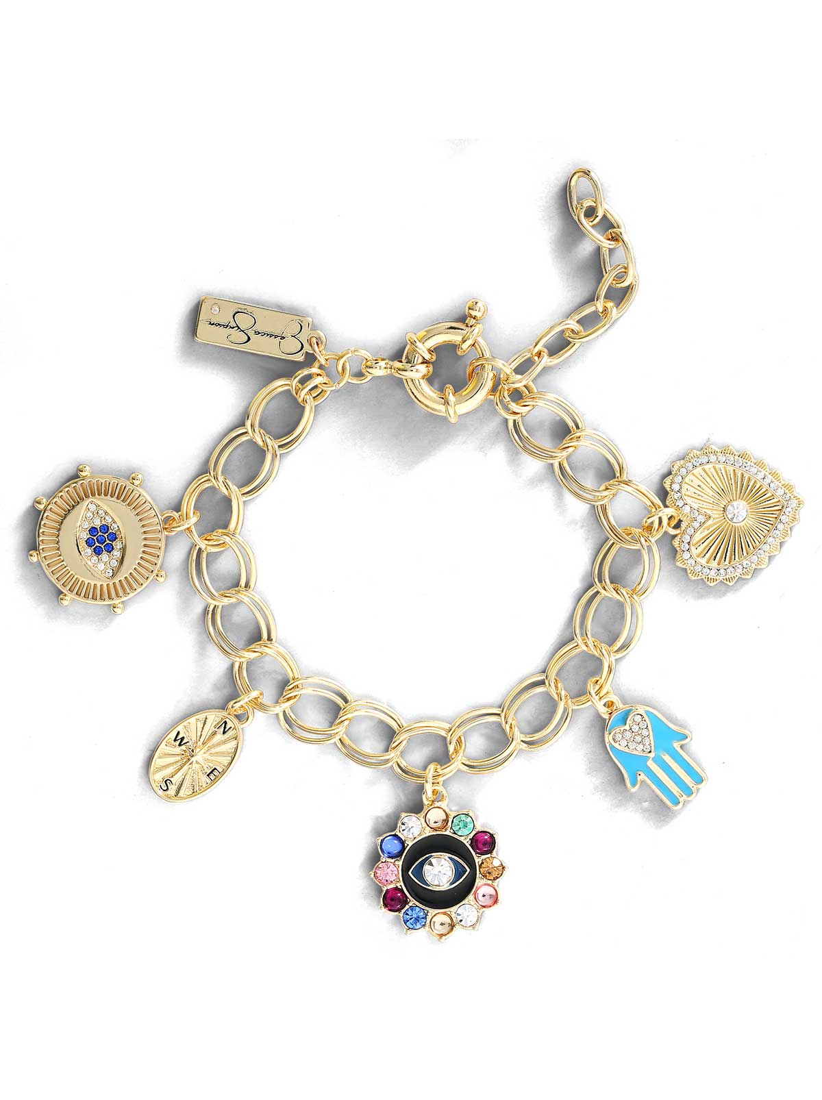 Evil Eye Charm Bracelet - Jessica Simpson Accessories