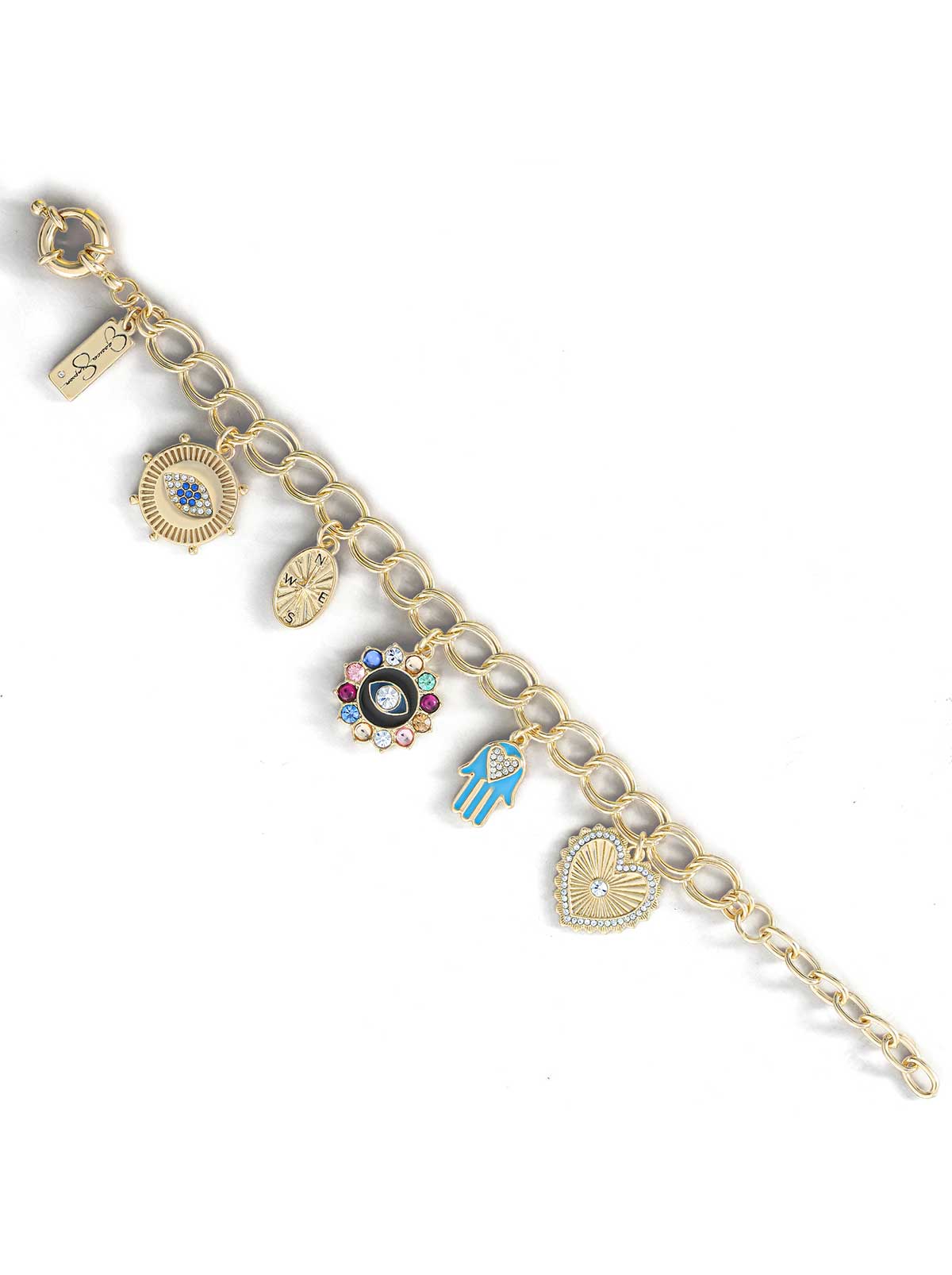 Evil Eye Charm Bracelet - Jessica Simpson Accessories