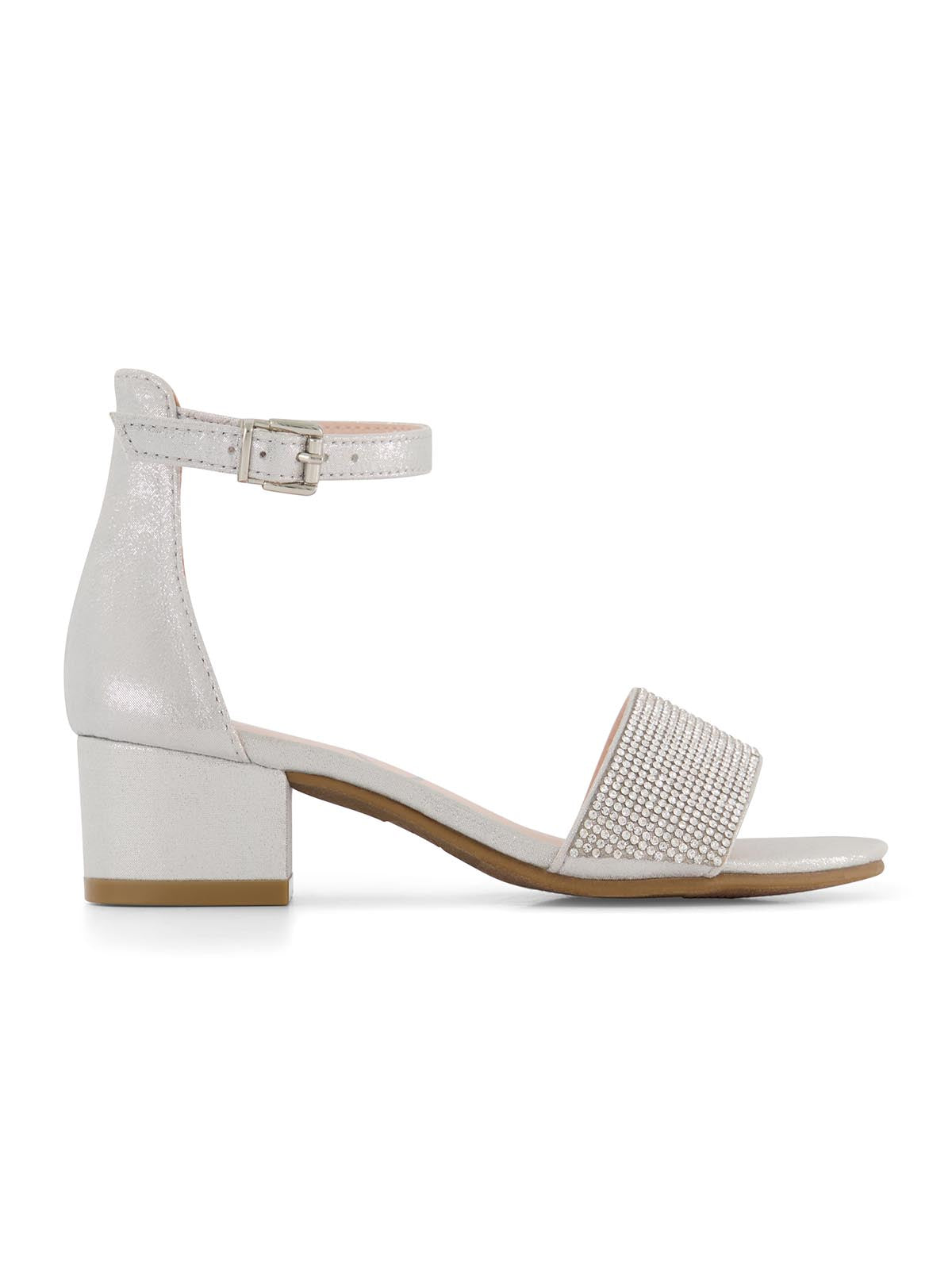 Girls' Pearl Stone Dress Heel in Silver - Jessica Simpson Women
