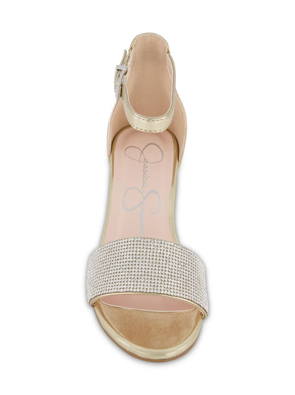 Girls' Pearl Stone Dress Heel in Gold - Jessica Simpson Women