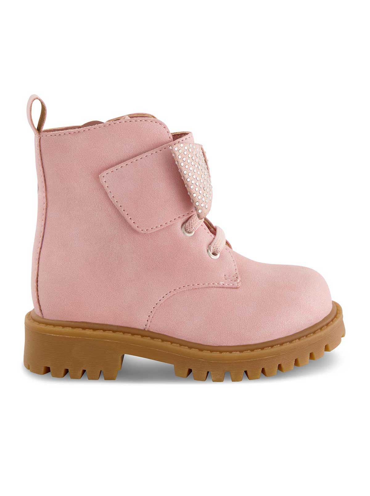 Toddler Daria Bow Moto Boot in Blush - Jessica Simpson Women