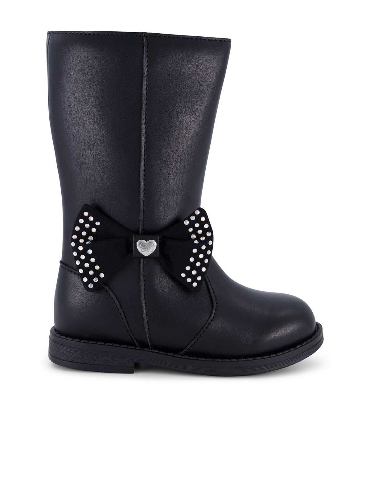 Toddler Evie Bow Tall Boot in Black - Jessica Simpson Women